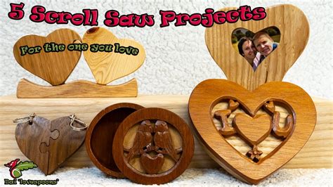 5 Easy Scroll Saw Projects For The One You Love Youtube