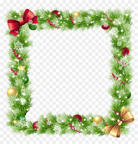 Snowflake Clipart Transparent Border Merry Christmas Border Png