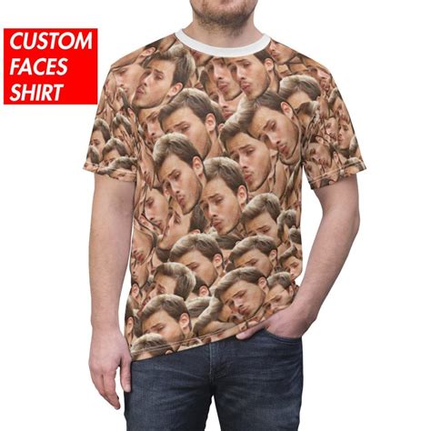 Custom Face Shirt Photo Print Personalized T Shirt • Onyx Prints