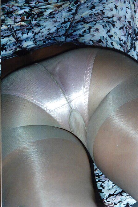 Satin Panties Under Pantyhose 29 Pics