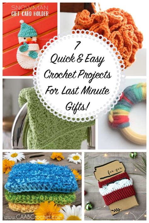 Free crochet crochet love crochet crochet hats free pattern gifts crochet hat pattern crochet gifts easy stitch last minute. 7 Quick And Easy Crochet Projects For Last Minute Gifts ...