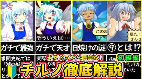 ゆっくり解説 チルノ徹底解説！チルノの⑨の意味って知ってる？ 東方キャラ紹介 Youtube