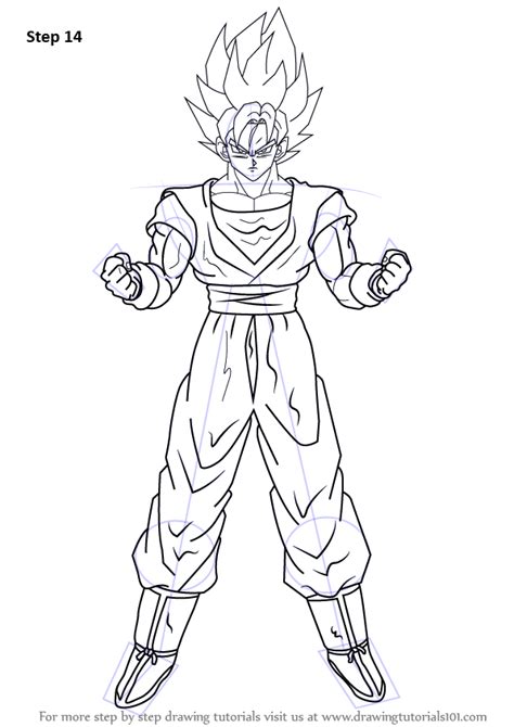 How To Draw Super Saiyan Goku Coloring Page Trace Drawing My Xxx Hot Girl