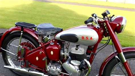 Bsa 250cc C10 From 1950 Youtube