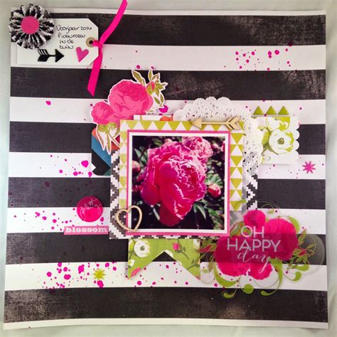 Een Challenge Met Bloemen Heidi Swapp Candy Cards Scrapbooking Projects