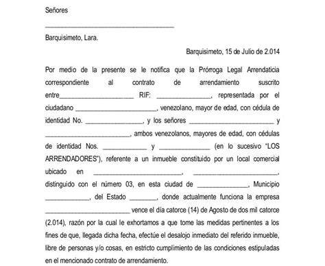 Carta De Desalojo De Vivienda En Colombia Sample Web P