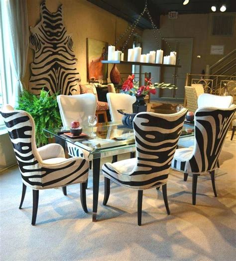 In all the wild animals you love from those safari videos, you are sure to find the right animal print dining chairs for your themed dining space. zebra dining room chairs animal print dining chairs best ...