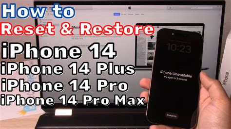 How To Reset Restore IPhone Pro Pro Max Plus Factory Reset Forgot
