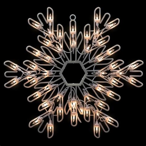 Northlight 1525 Lighted Snowflake Christmas Window Silhouette