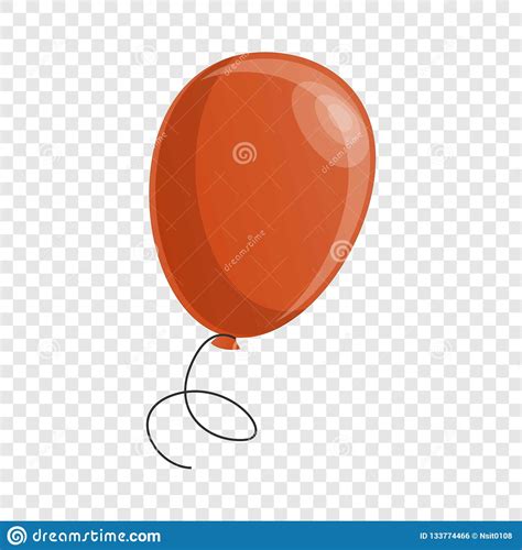 Red Balloon Icon Cartoon Style Stock Vector Illustration Of Birthday