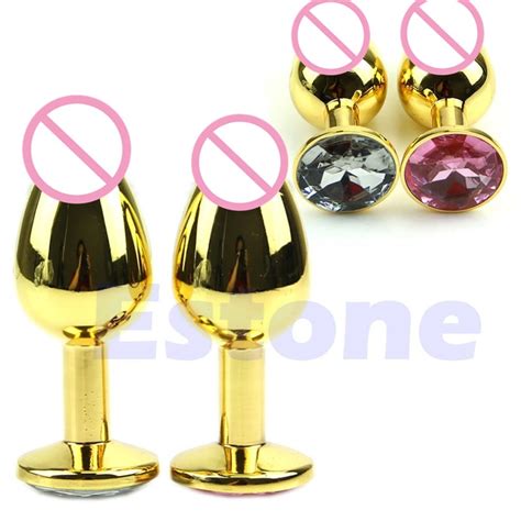 Small Size Metal Mini Anal Toys Butt Plug Booty Beads Alloy Chromed