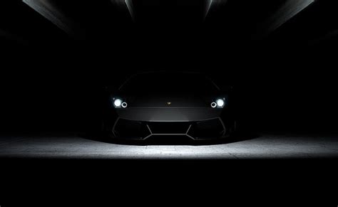 Lamborghini Oscuro Coche Deportivo Negro Coches Lamborghini Oscuro