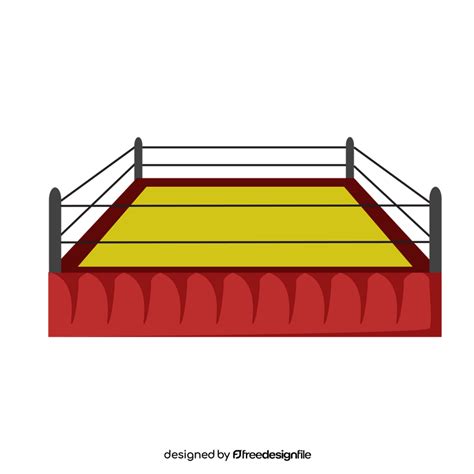 Boxing Ring Clipart Vector Free Download