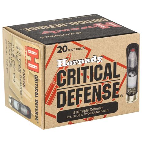 Hornady Critical Defense 410 B Range Usa