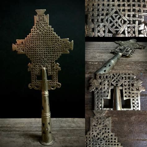 Large Old Aksum Blessing Cross Alloy Of Silver Copper Catawiki