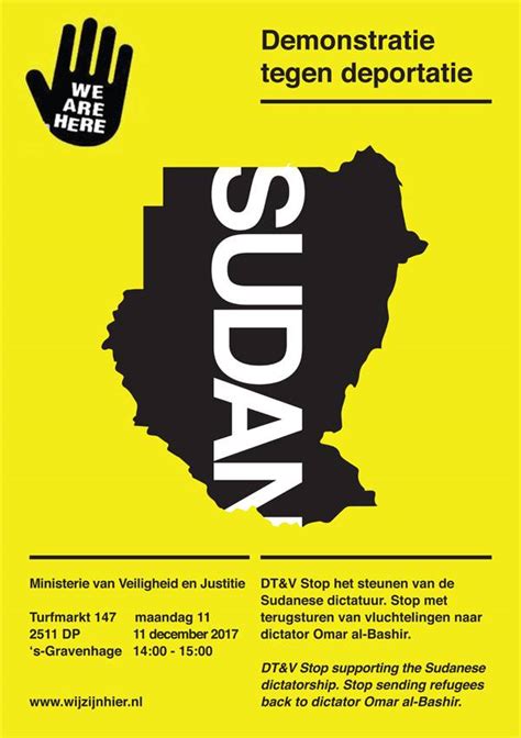 11 December Den Haag Actie Tegen Dreigende Deportatie Van Soedanese