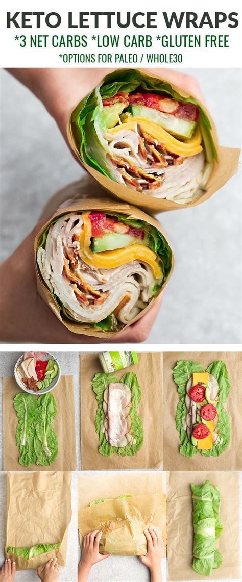 Learn How To Make Low Carb Wraps Using Lettuce Instead Of Bread For The