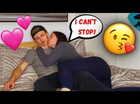 CAN T STOP KISSING AND HUGGING MY BabeFRIEND PRANK YouTube