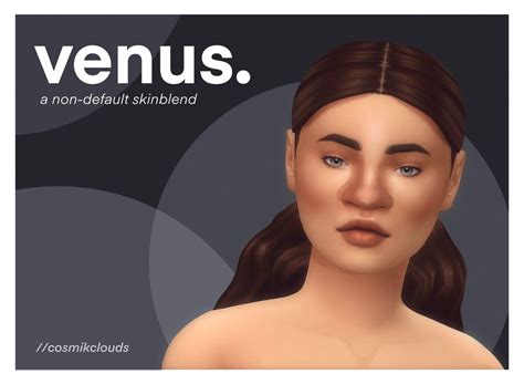 Sims 4 Venus A Non Default Skinblend Sims 4 Game Mods Sims 4 Best Sims