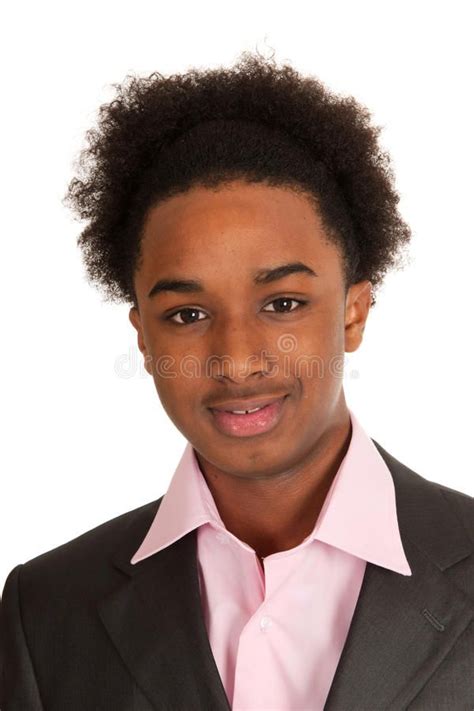 Portrait Of Black Teenager Portrait Of A Friendly Black Teenager