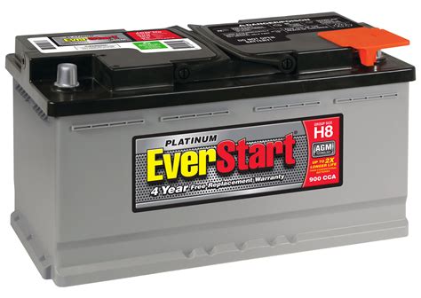 Everstart Platinum Agm Battery Group Size H8 12 Volt900 Cca