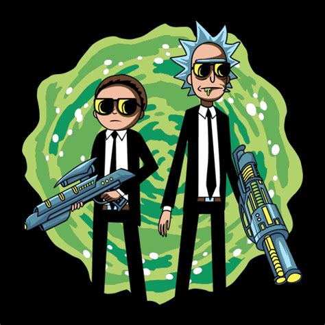 Black Suits Comin Official Rick And Morty Merchandise Redwolf