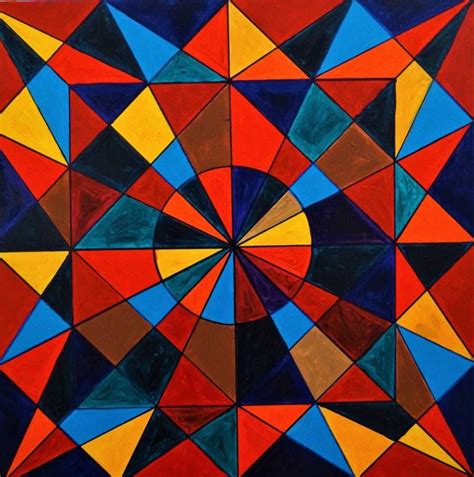 Geometric Painting In 2021 Geometric Painting Geometric Art Art