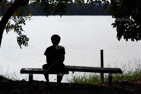 Lonely Silhouette Stock Photo By ©smuayc 31581979