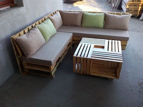 Buy l shape sectional sofa set at no cost emi. Wooden Pallet L-Shape Sofa Set - Easy Pallet Ideas