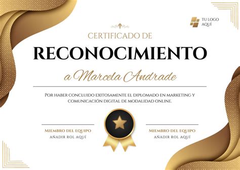 Plantillas Para Diplomas Personalizables Gratis Canva