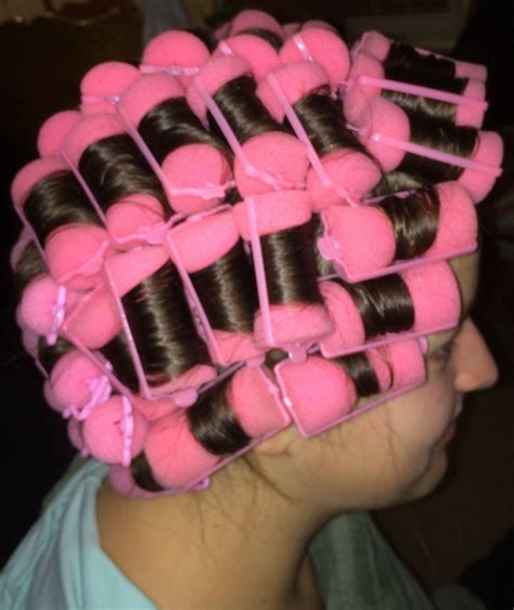 Pin By Staci Roslein On Tightly Wetset Hair Rollers Sleep In Hair Rollers Wet Set