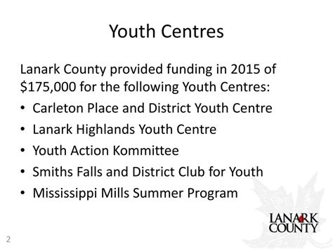 Community Services Youth Centres Ppt Download
