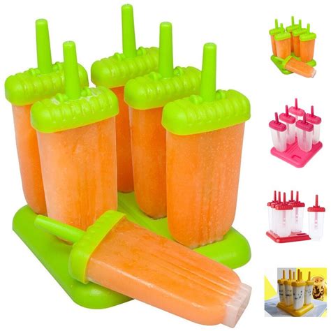 Plastic Popsicle Molds With Sticksice Ice Pop Molds Maker Popsicle