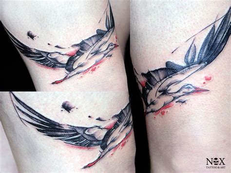 In christianity, the storks are symbols of purity , piety and resurrection.suffice rare and specific tattoo. Stork by mattynox | Tattoos