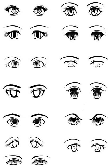 Anime Eyes How To Draw Mangaanime Dibujos De Ojos Ojos Manga