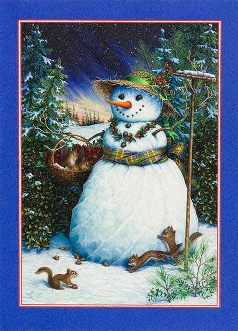 Lynn Bywaters Navidoo Yandeximages Christmas Art Snowman Painting