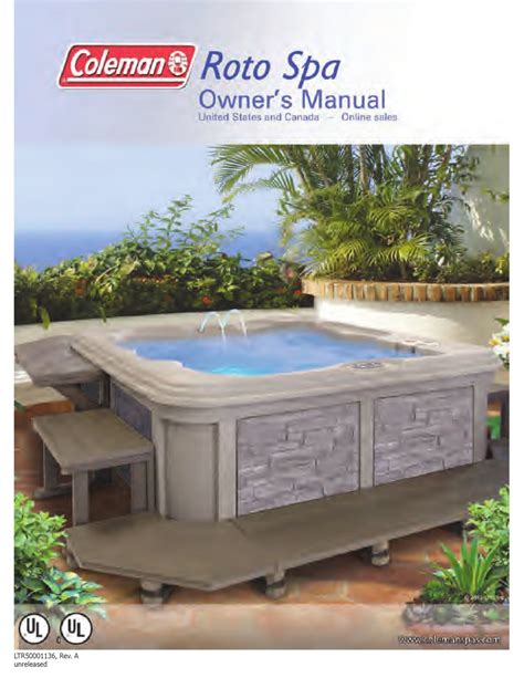 Coleman Roto Spa Owners Manual Pdf Download Manualslib