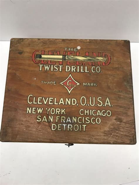 Antiquevintage The Cleveland Twist Drill Co Adj Reamer Wbox