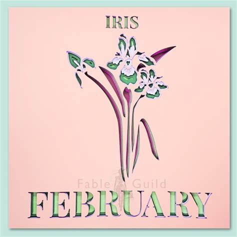 According to ancient studies of our great rushi's, the birth and flowers are associated with cultural perspective. Birth Month Flower - February Iris - Fable & Guild