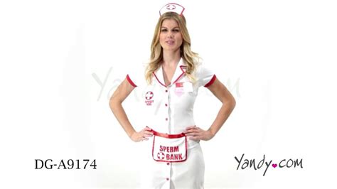 Nurse Sperm Bank Costume Dg A9174 Youtube