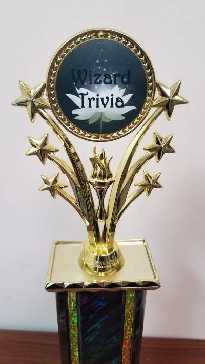 Wizard Magic Trivia Trophy