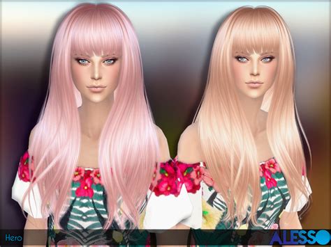 Pink And Fluffy Hair F Ts4 Edition At Kijiko Sims 4 Updates 233