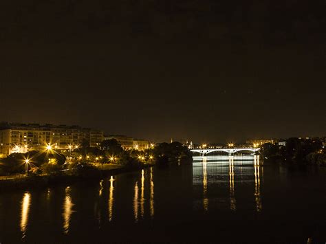 Triana Bridge Night Photo Of The Triana Bridge In Sevilla Flickr