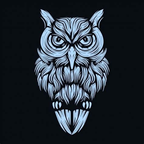 Premium Vector Owl Art