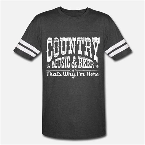 Country Music And Beer Men S T Shirt Spreadshirt Shirts Long Sleeve Shirt Men Mens Tshirts