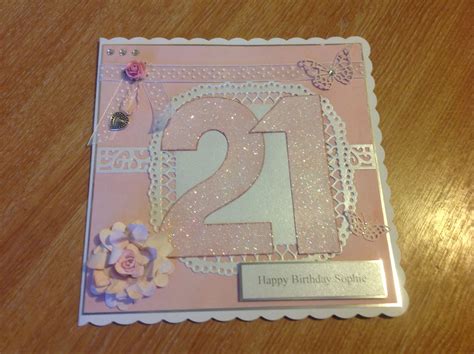 handmade 21st birthday card 21st birthday cards 21 cards cards