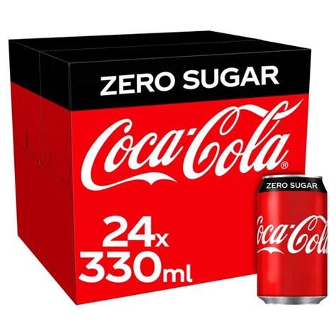 Coca Cola Coke Zero 24x330ml Tesco Groceries