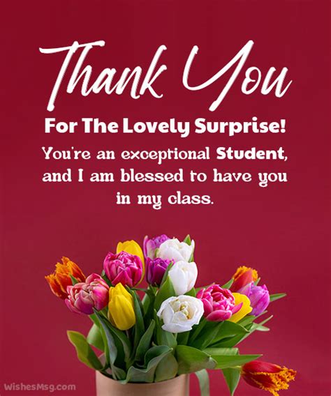 50 Thank You Messages For Students From Teacher Best Quotations