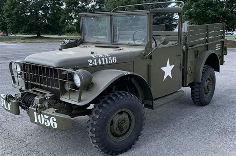 No Reserve 1954 Dodge M37 Military Pickup For Sale On Bat Auctions