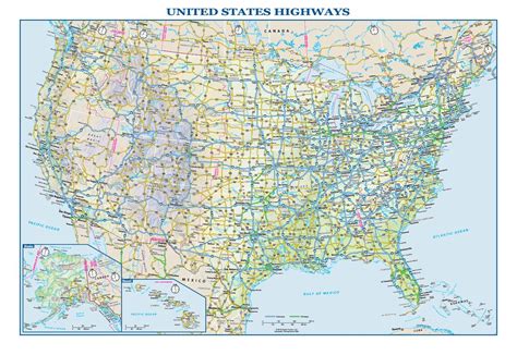 Drab Usa State Road Maps Free Images